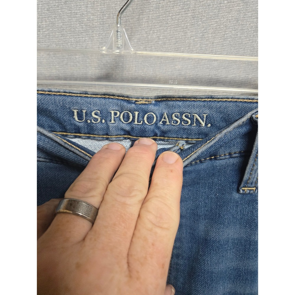 US Polo Assn Denim Co Mens Straight Leg Jeans‎ Medium Wash Blue W38 L30